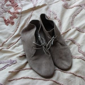 Franco Sarto brown suede booties